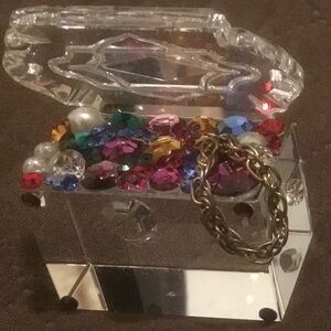 Crystal Jewelry Box figurine